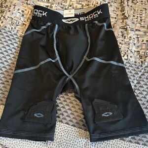 Shock Doctor Black Compression Shorts for Girls